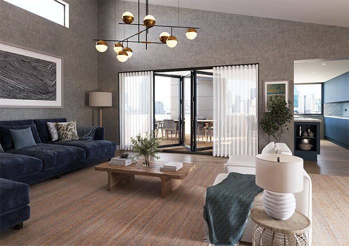 Kalahari Voile, Pure White - Made to Measure Curtains - Image 8